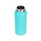 Makerflo Hydro Powder Coated Tumbler, Sipper Water Bottle With Handle, Stainless Steel Double Wall Insulated, BPA Free Plain Tumblers, 25 Pcs Travel Flask with Spill Proof Lid And Straw (Teal, 32oz)